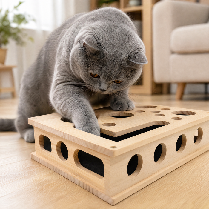 Schritt 2: Deine Katze spielen lassen